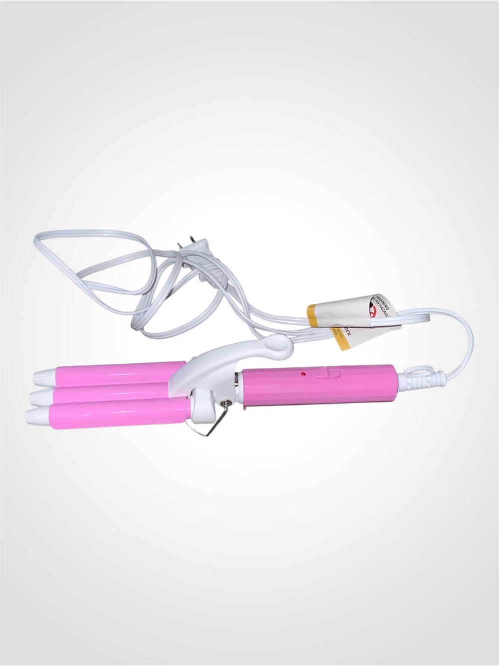 Pink Triple Barrel Hair Waver